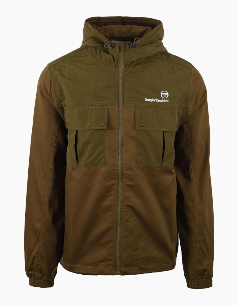 CALISTI HOODED JACKET DARK OLIVE