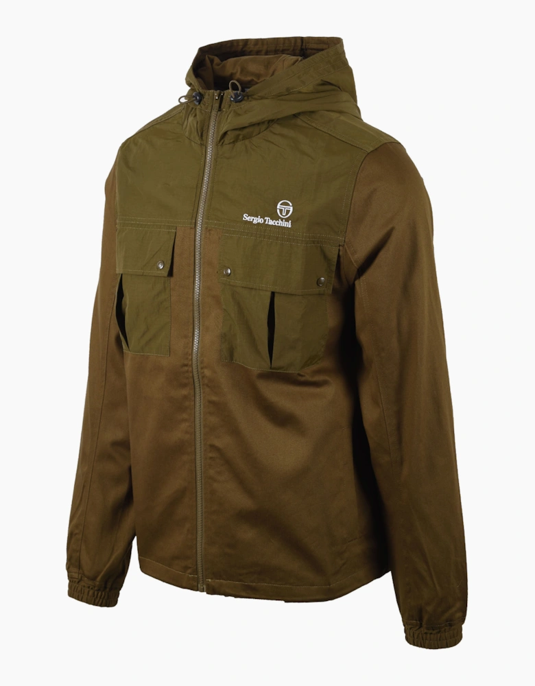 CALISTI HOODED JACKET DARK OLIVE