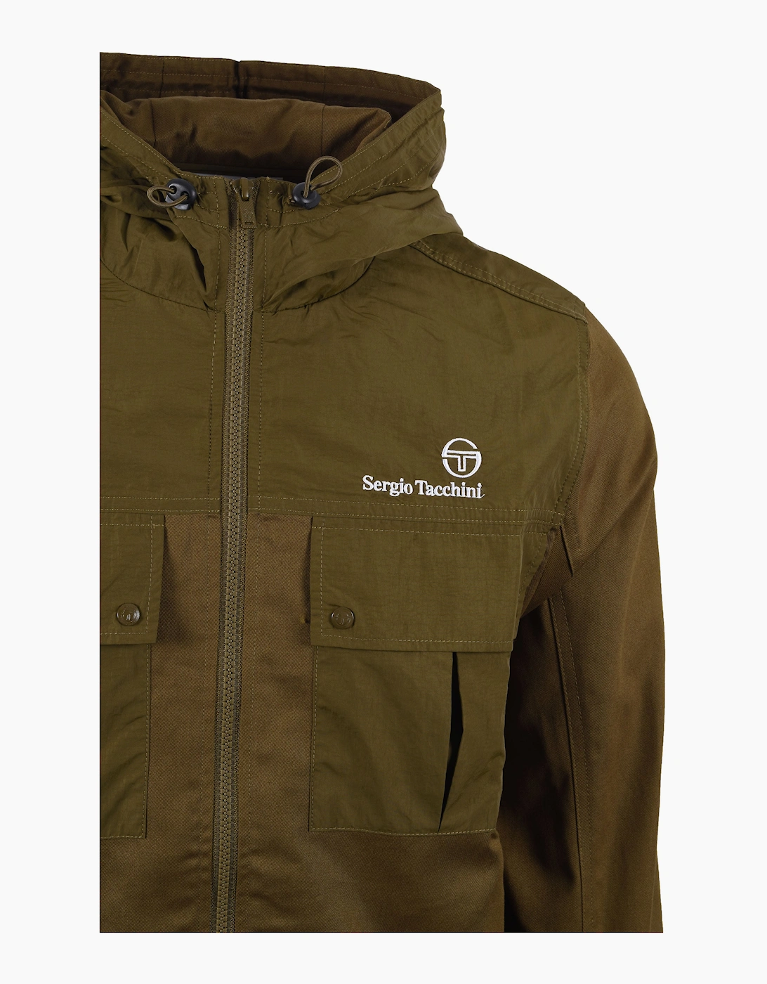 CALISTI HOODED JACKET DARK OLIVE