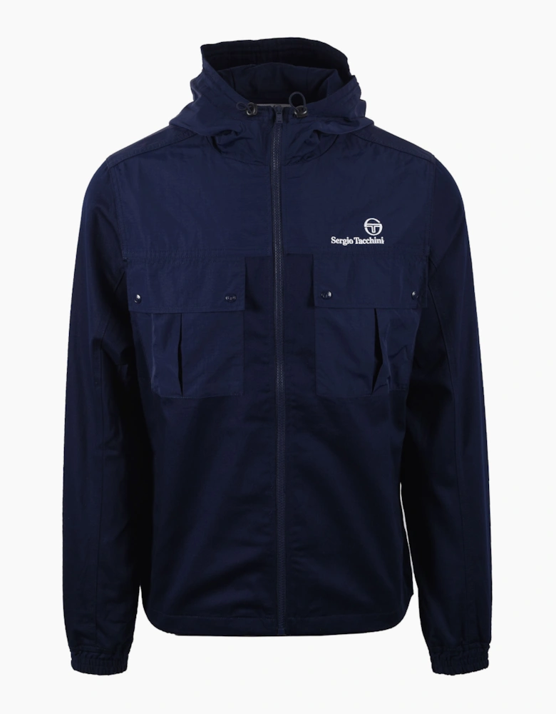 CALISTI HOODED JACKET MARITIME BLUE