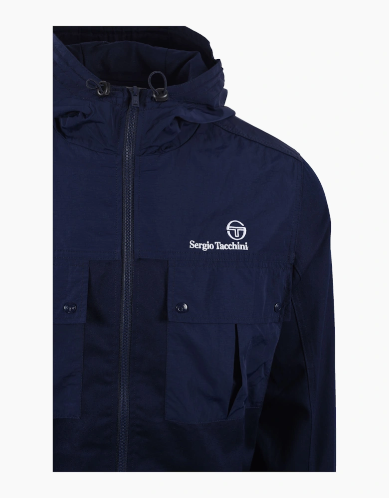 CALISTI HOODED JACKET MARITIME BLUE