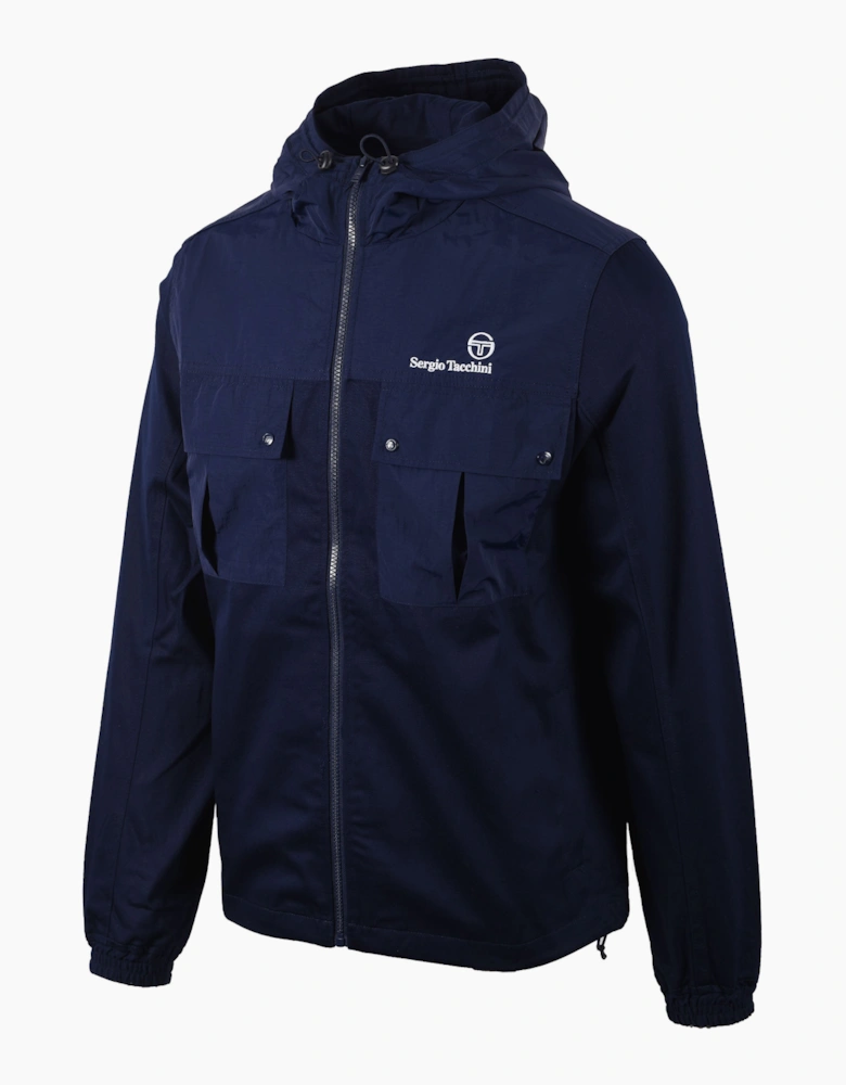 CALISTI HOODED JACKET MARITIME BLUE