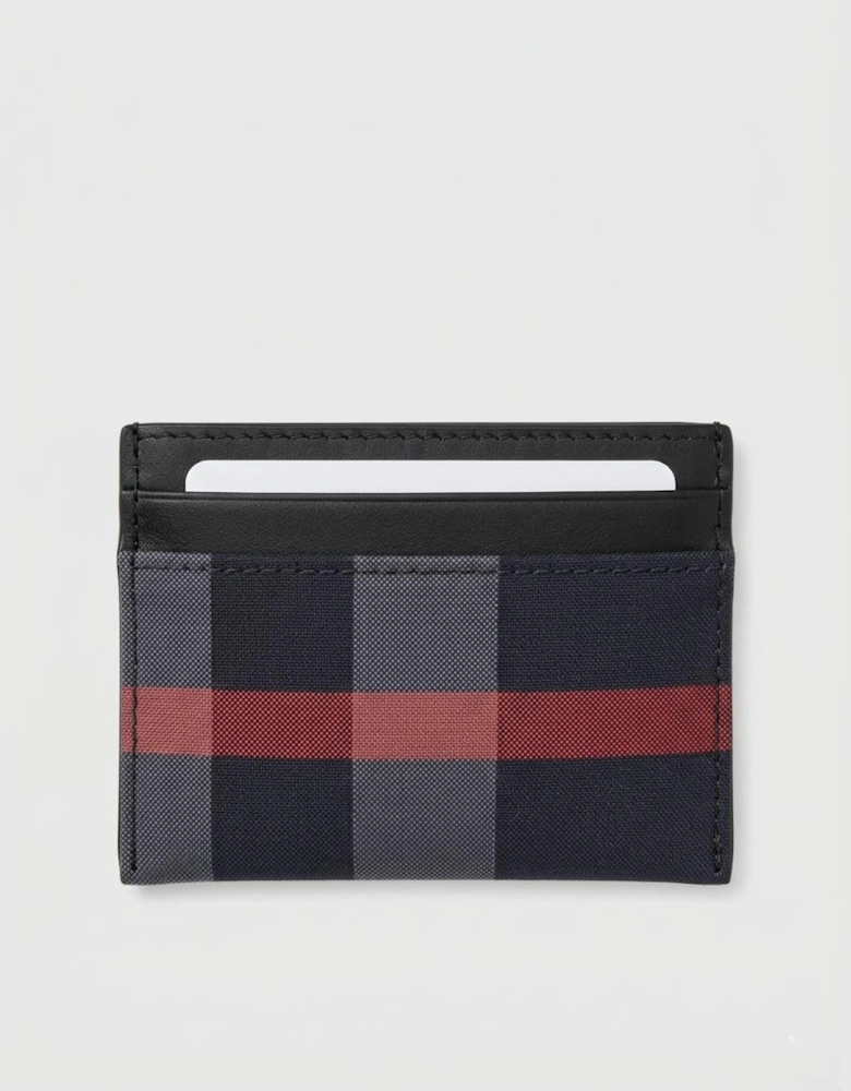 Check Card Holder Navy