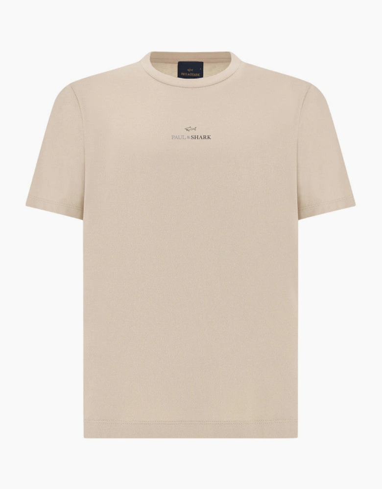 Central Logo T-Shirt 348 Beige