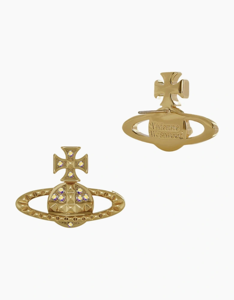 Mayfair Bas Relief Earrings Gold
