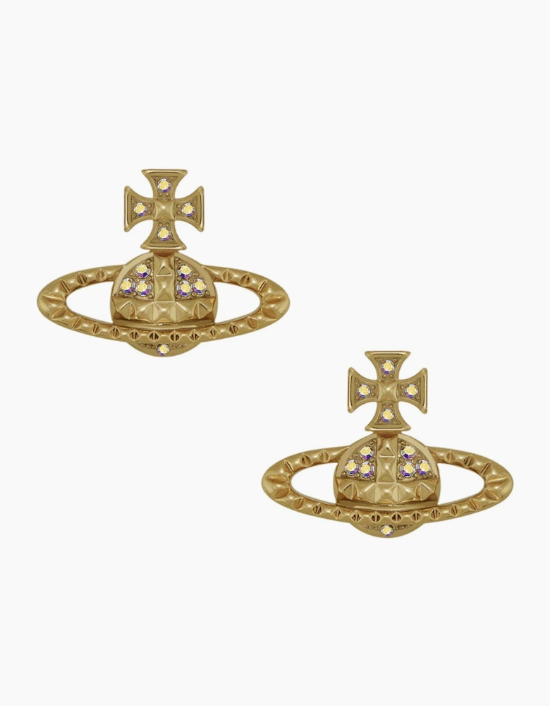 Mayfair Bas Relief Earrings Gold