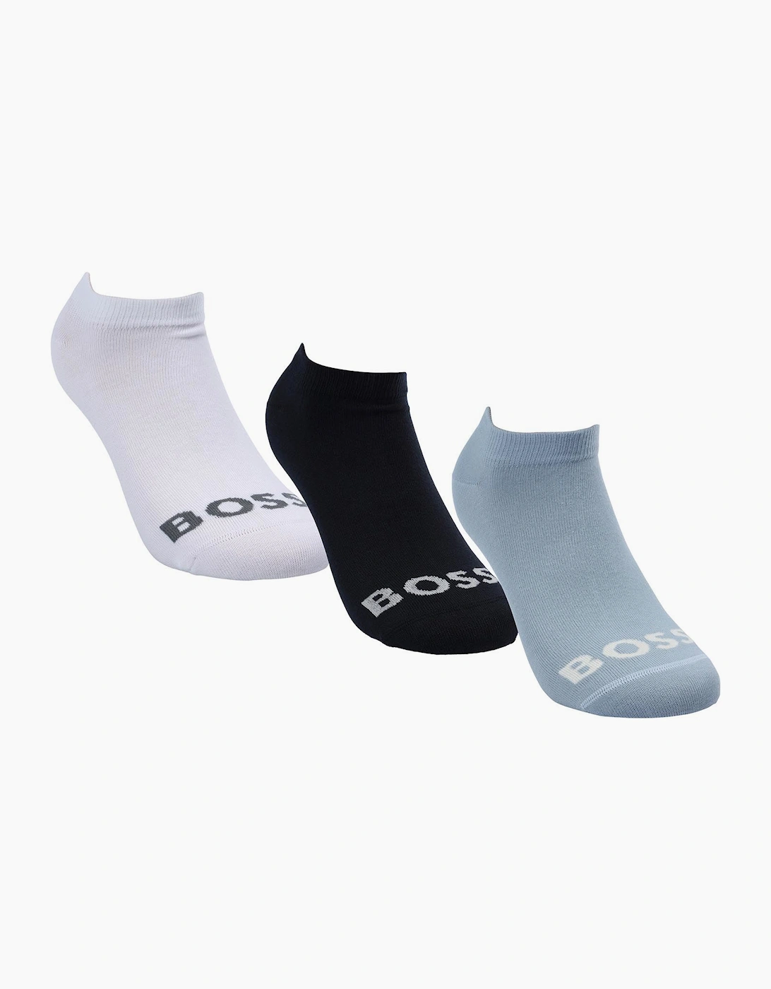 3 Pack of  Ankle Socks with Contrast Logos, 3 of 2