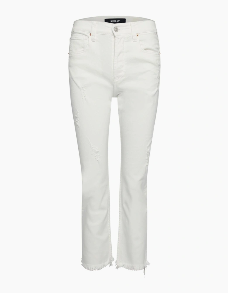 Maijke Straight-Fit Cropped Jeans