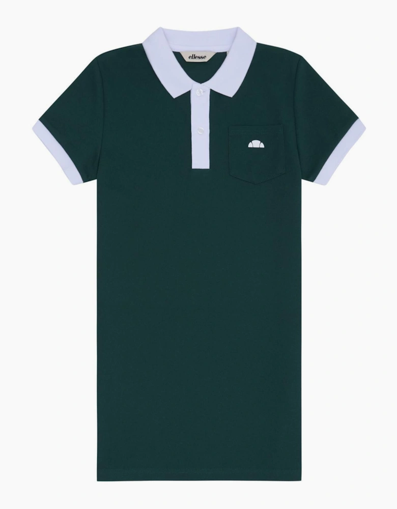 Ribes Polo Dress - Dark Green