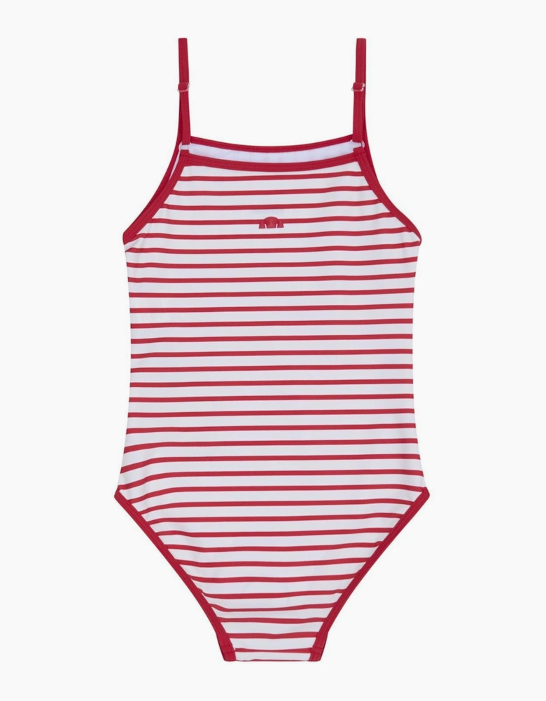 Cervesme Swimsuit - Red/Off White