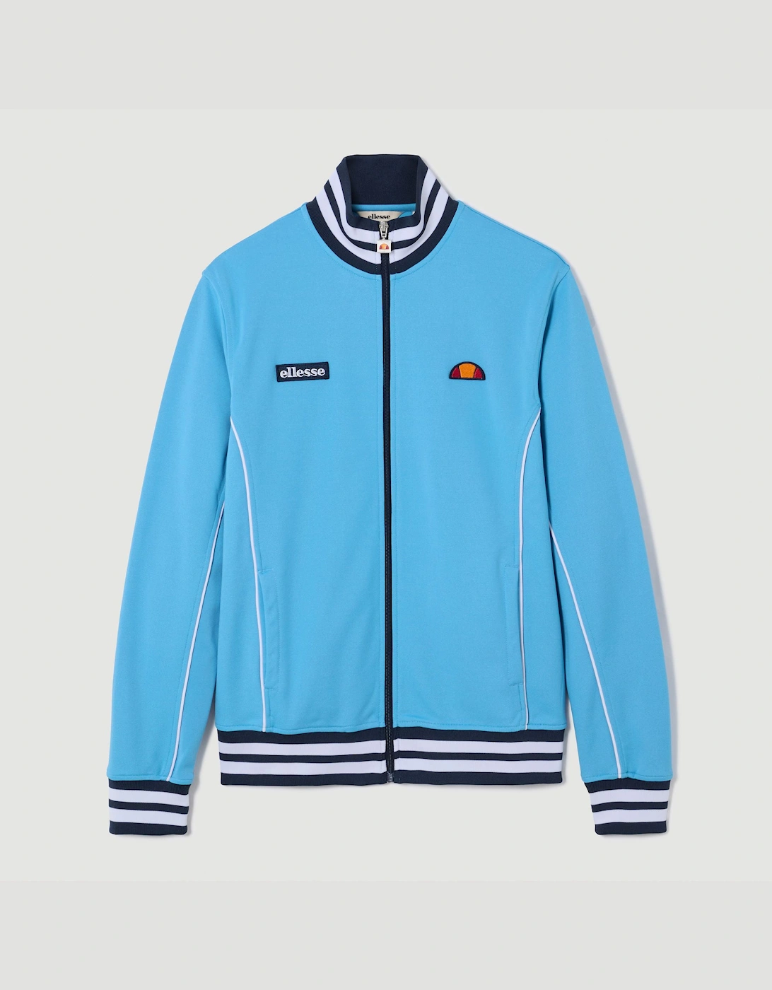 Milan Track Jacket - Light Blue/Navy