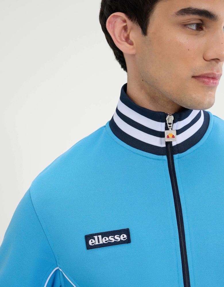 Milan Track Jacket - Light Blue/Navy