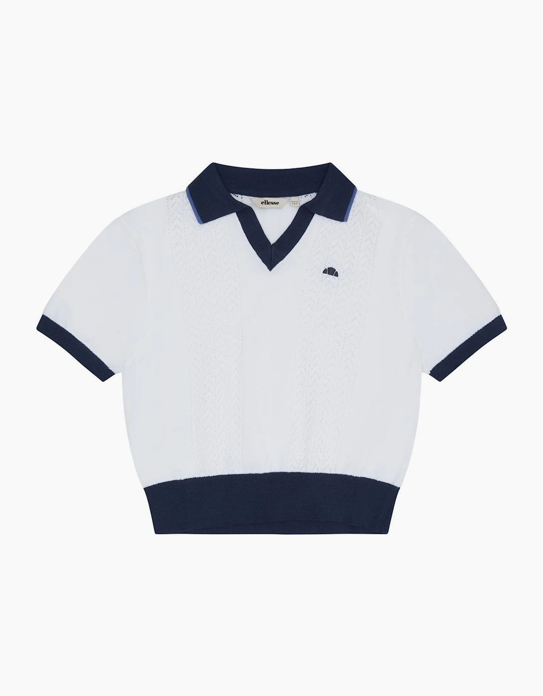 Ellesse Women's White Maurices Polo Top  Size 16
