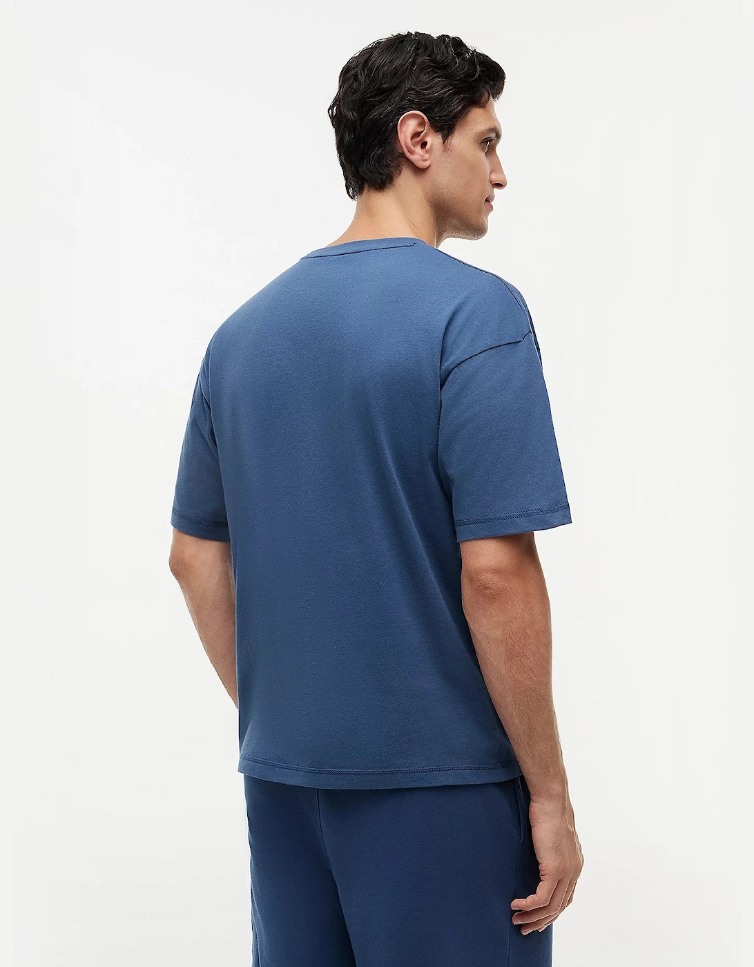 Tommy Hilfiger SS LOGO TEE Mens T-Shirt Aegean Sea