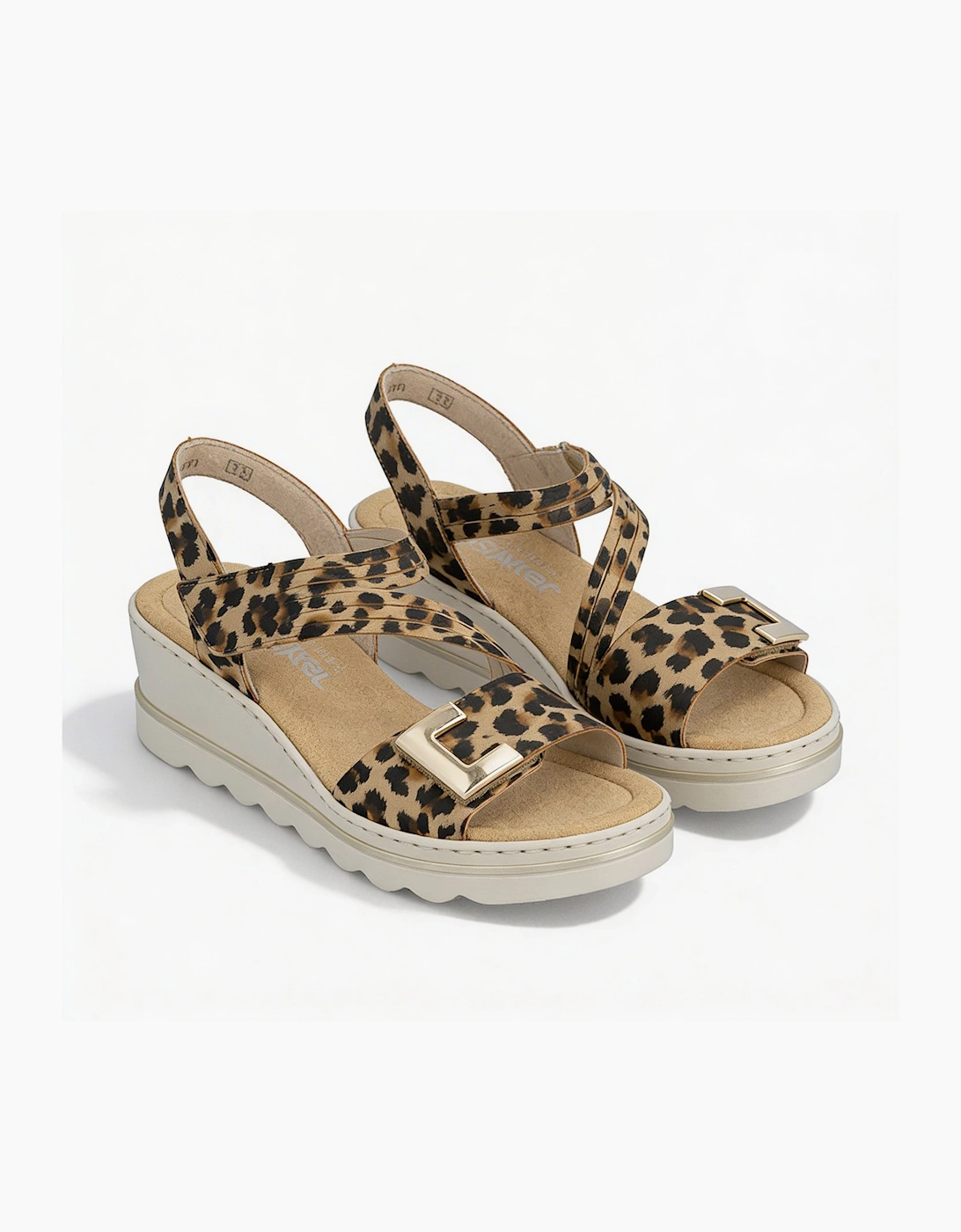 67410 Womens Cross Strap Sandals Multi