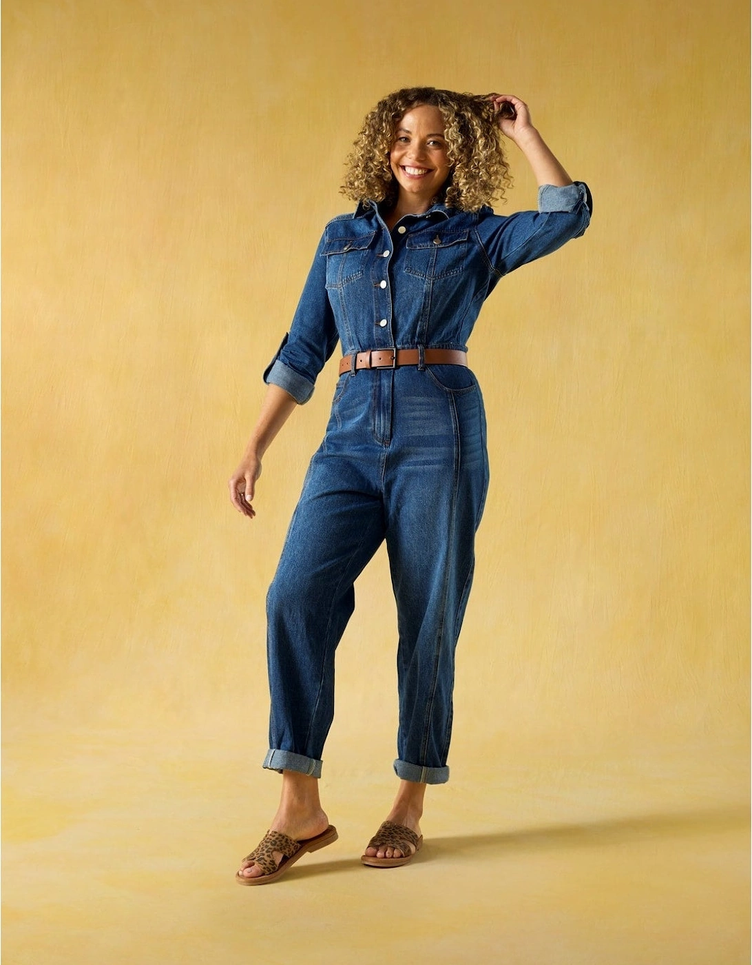 AZALEA MULE Womens Mules Sandals Tan