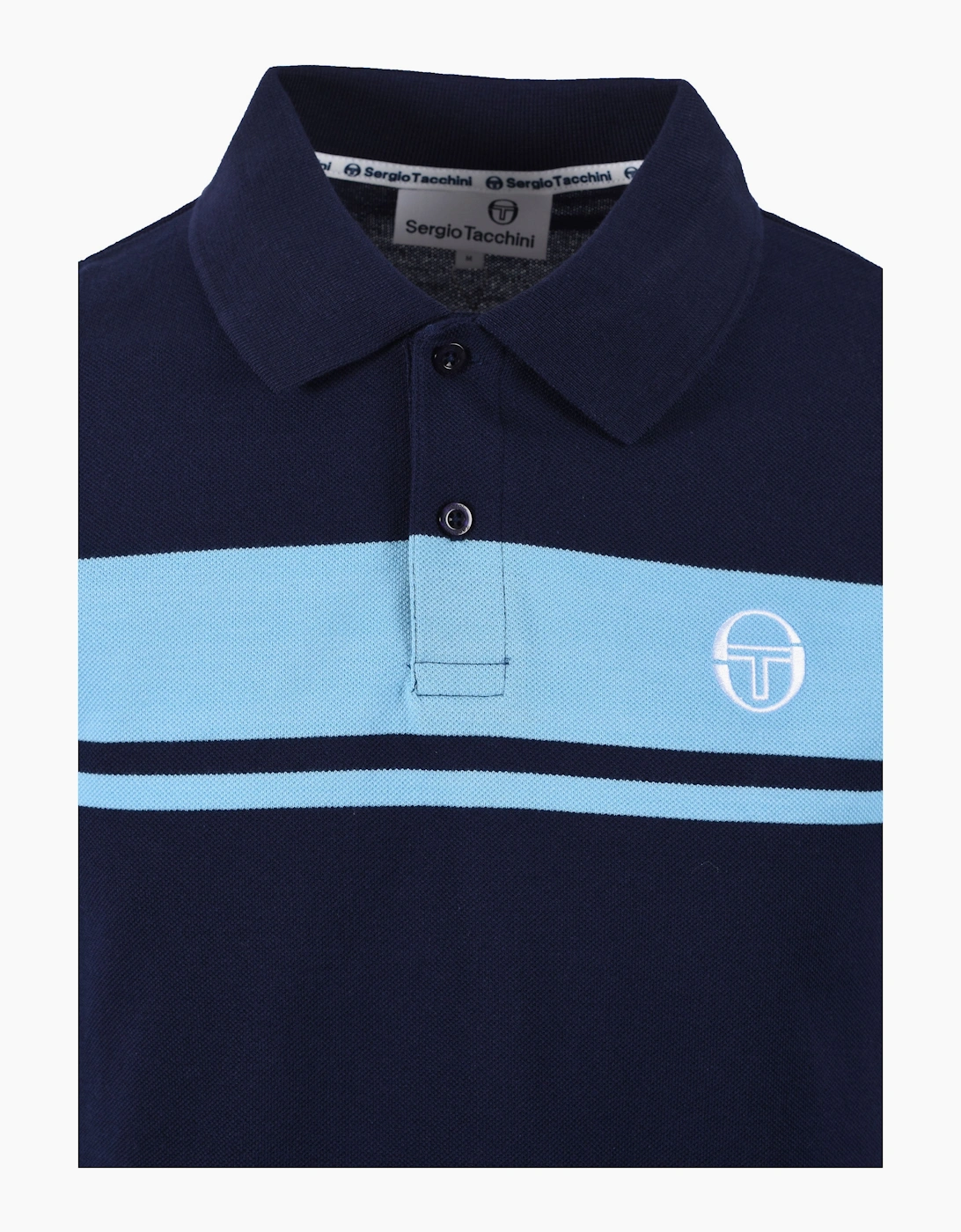 YOUNG LINE POLO MARITIME BLUE/BALTIC SEA