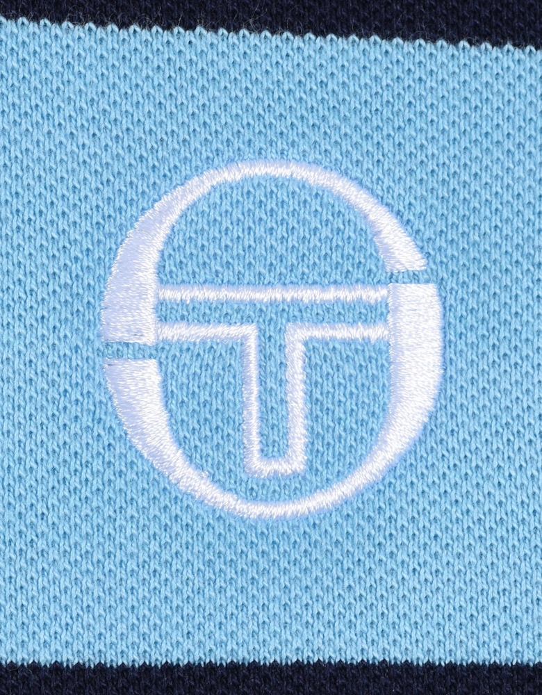 YOUNG LINE POLO MARITIME BLUE/BALTIC SEA