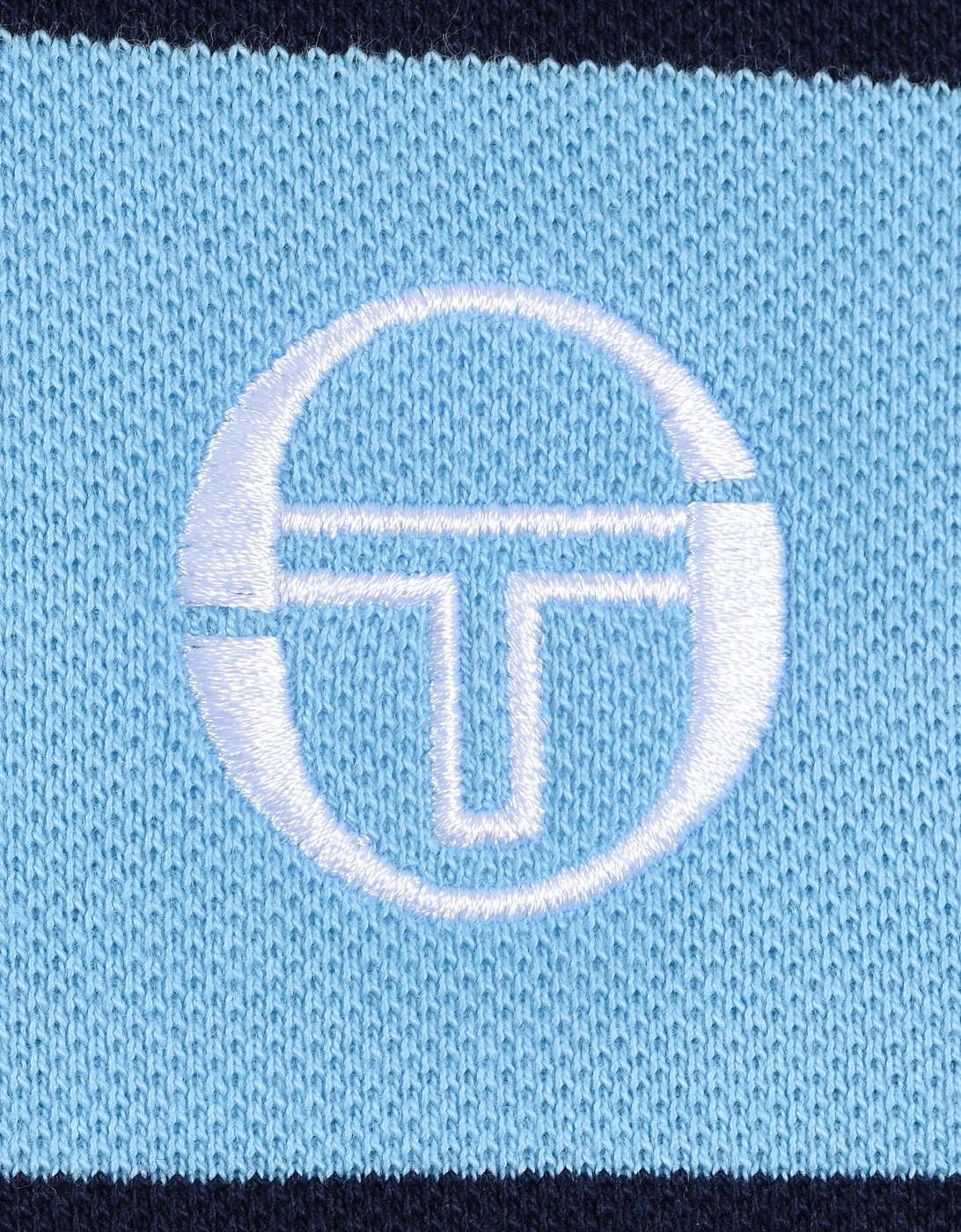 YOUNG LINE POLO MARITIME BLUE/BALTIC SEA