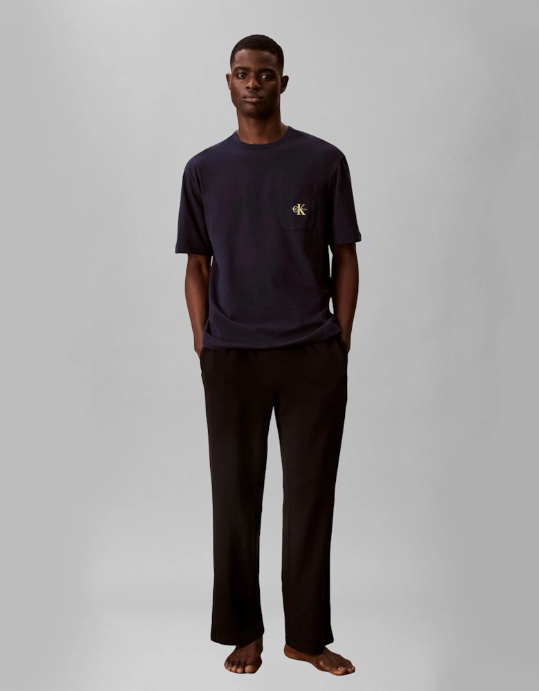 Calvin Klein MONOGRAM S/S CREW NECK Mens T-Shirt Shoreline