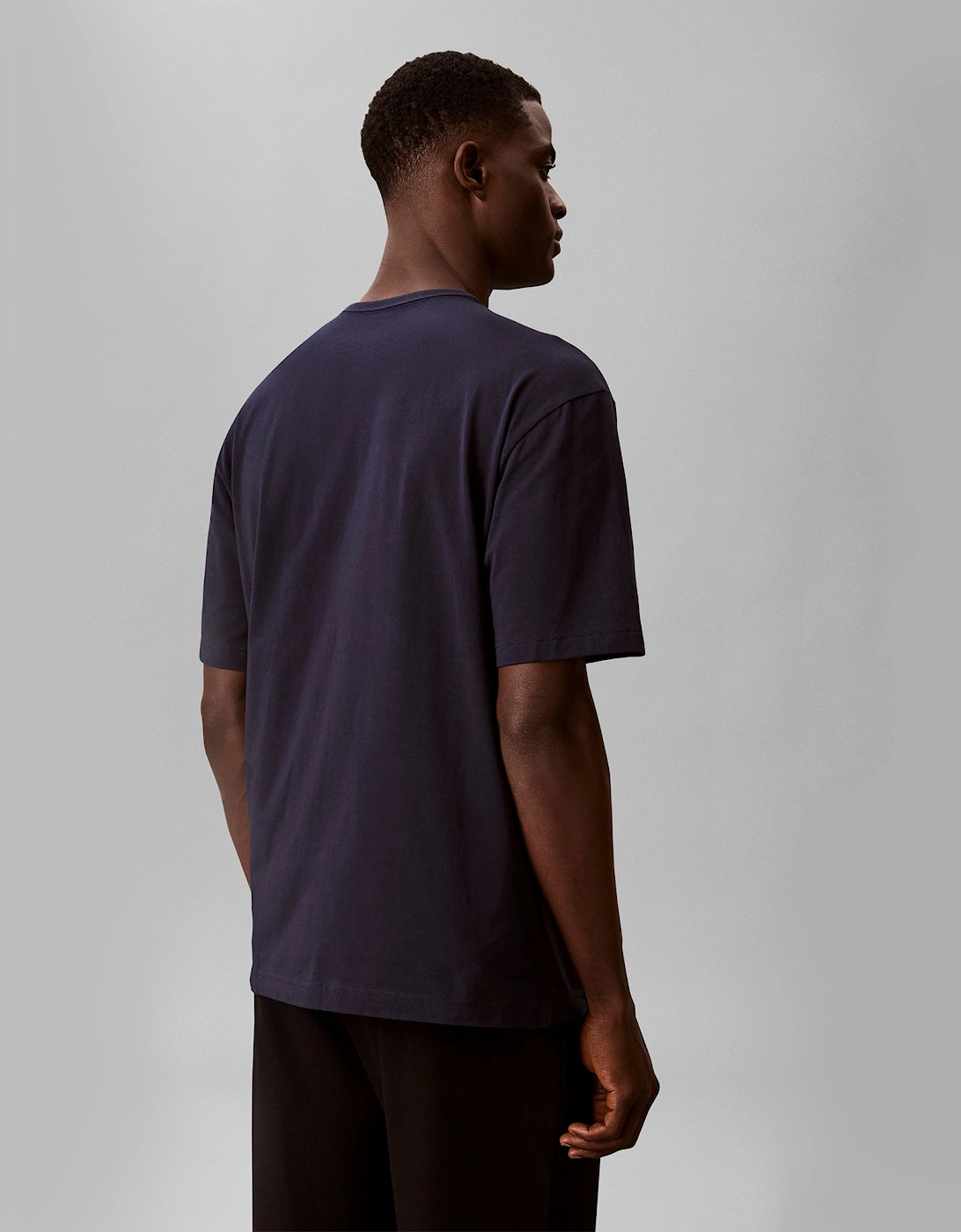 Calvin Klein MONOGRAM S/S CREW NECK Mens T-Shirt Shoreline