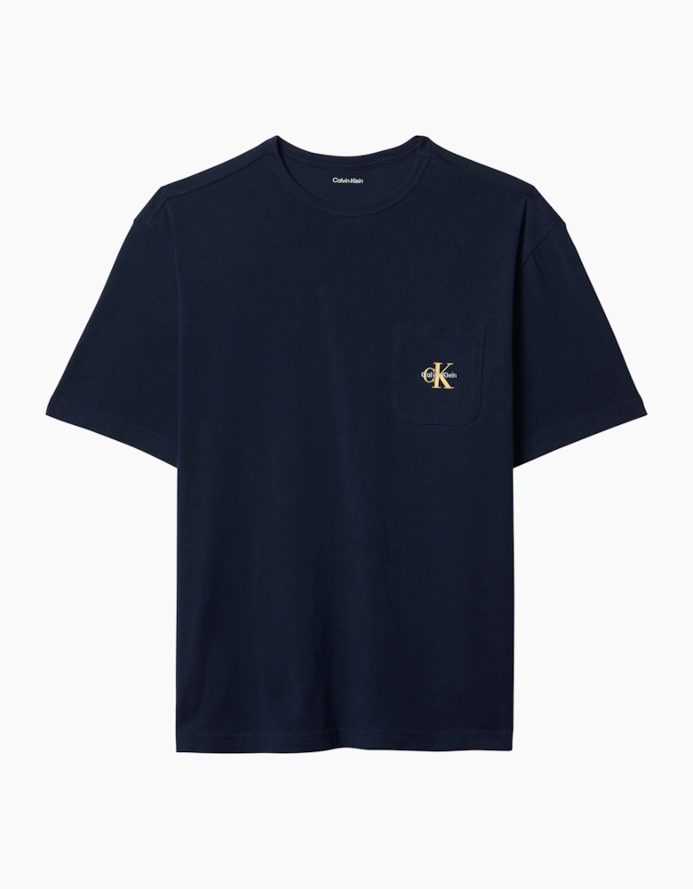 Calvin Klein MONOGRAM S/S CREW NECK Mens T-Shirt Shoreline