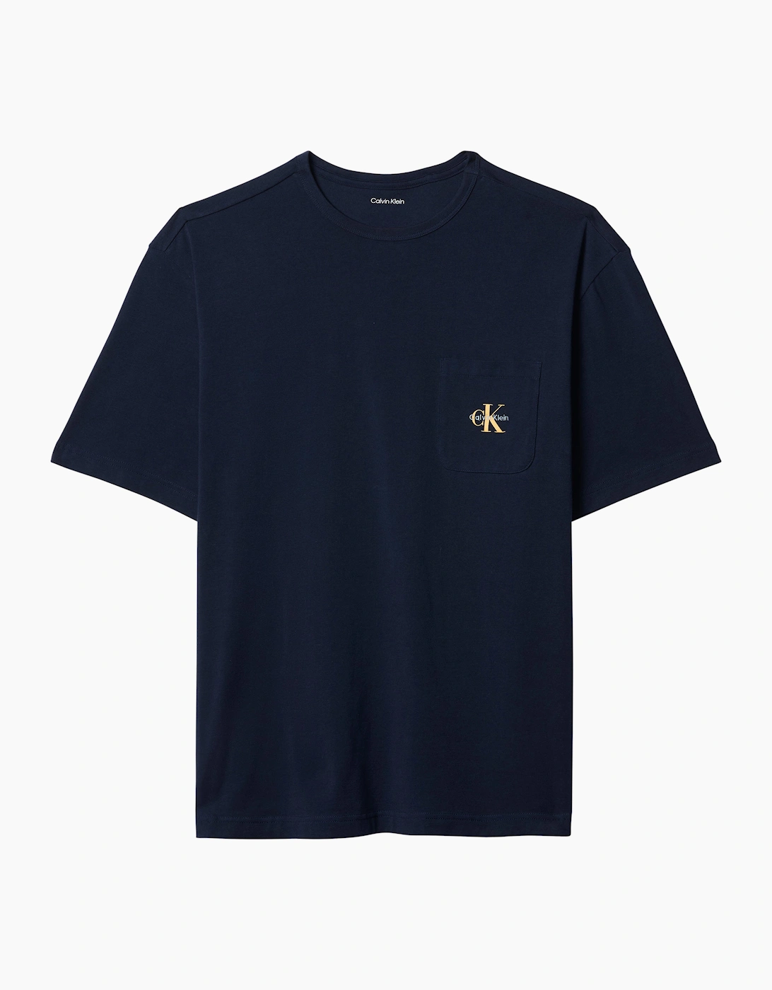 Calvin Klein MONOGRAM S/S CREW NECK Mens T-Shirt Shoreline
