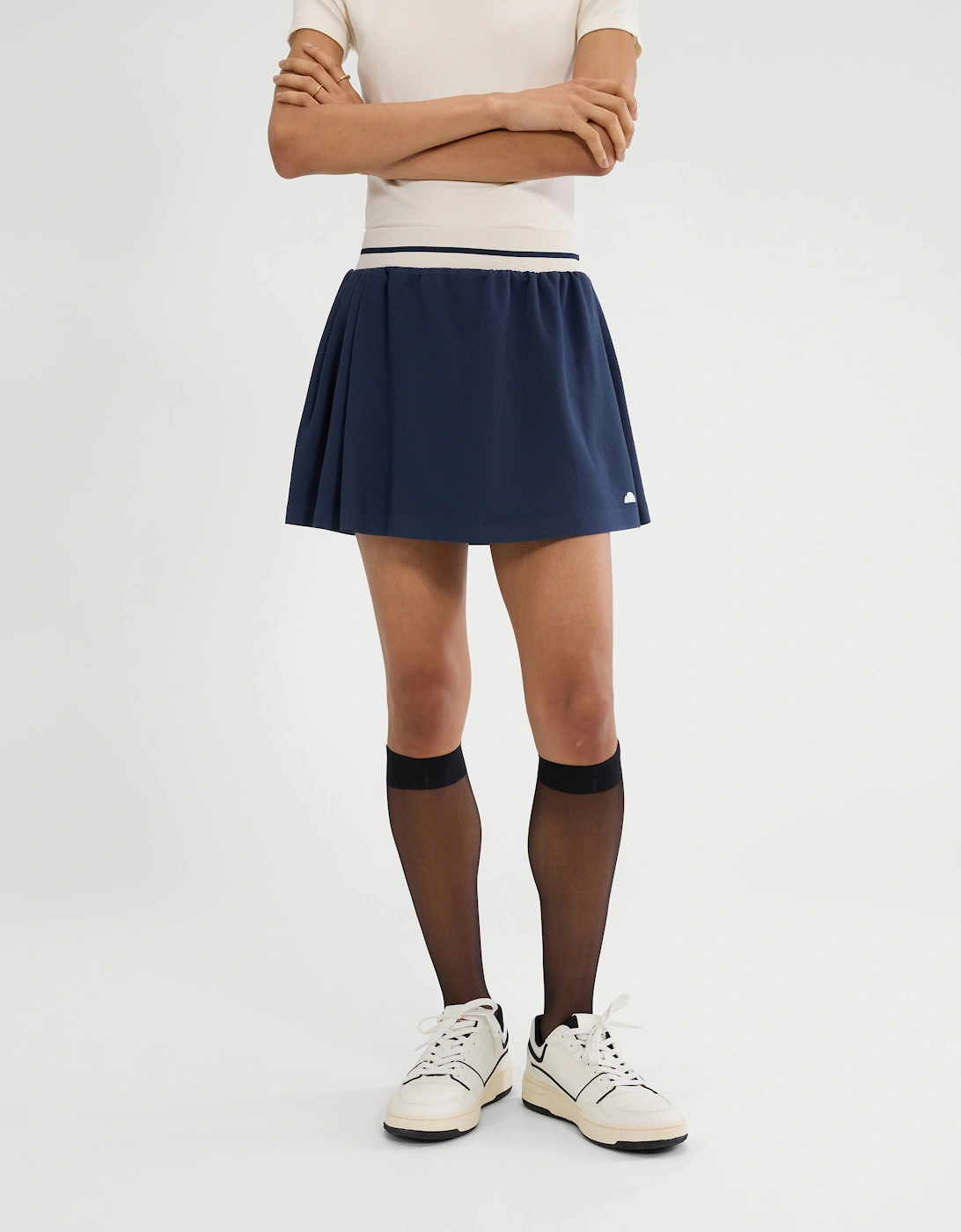 Bromont Skort - Navy/White
