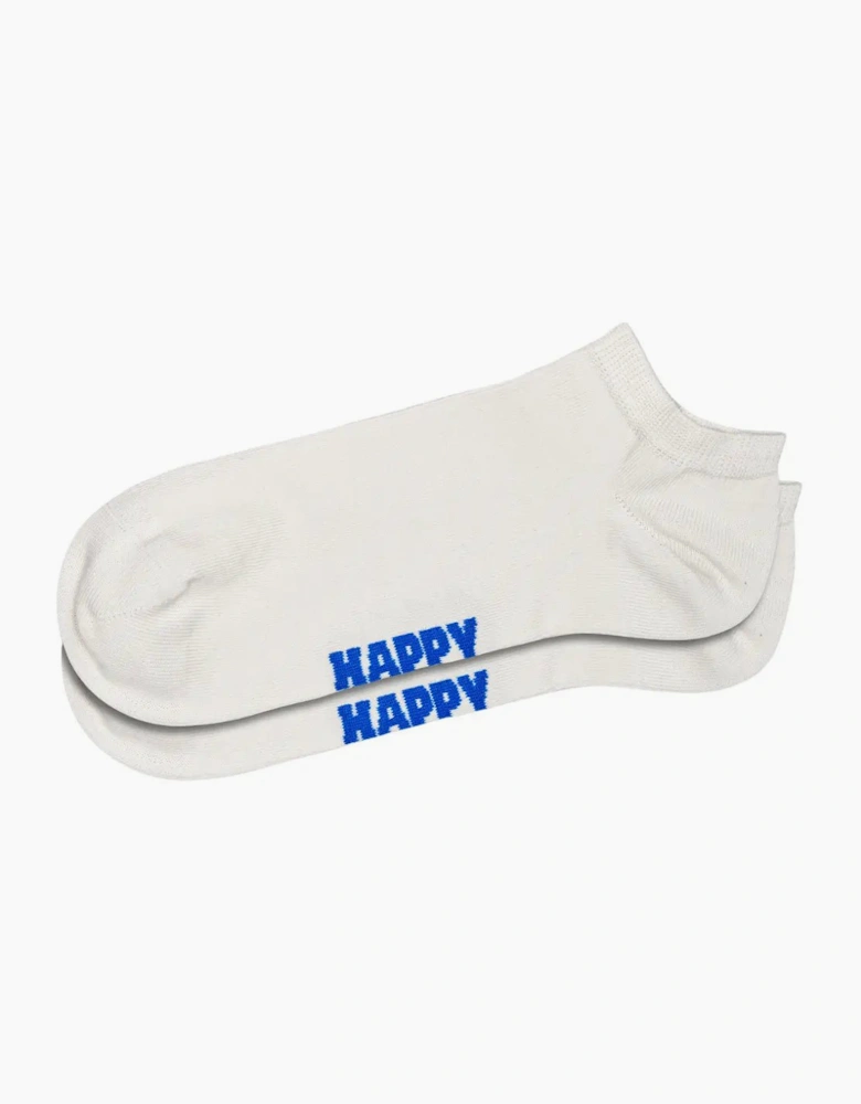 3-Pack Solid Low Socks White