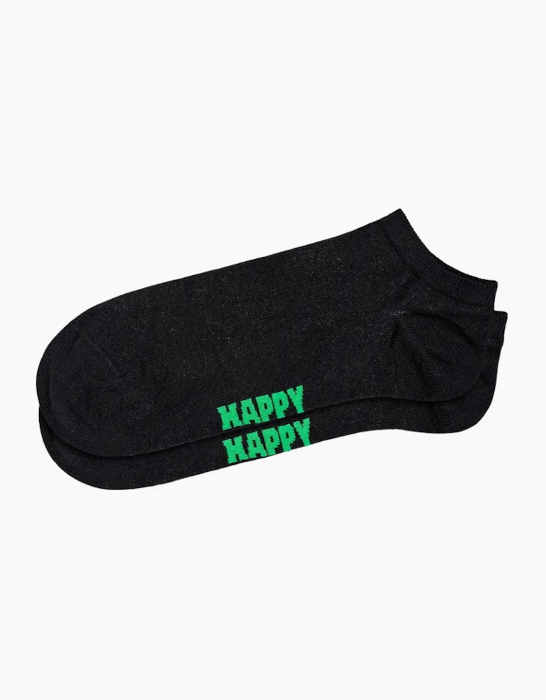3-Pack Solid Low Socks Black