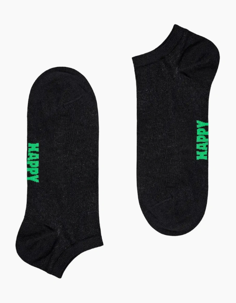 3-Pack Solid Low Socks Black