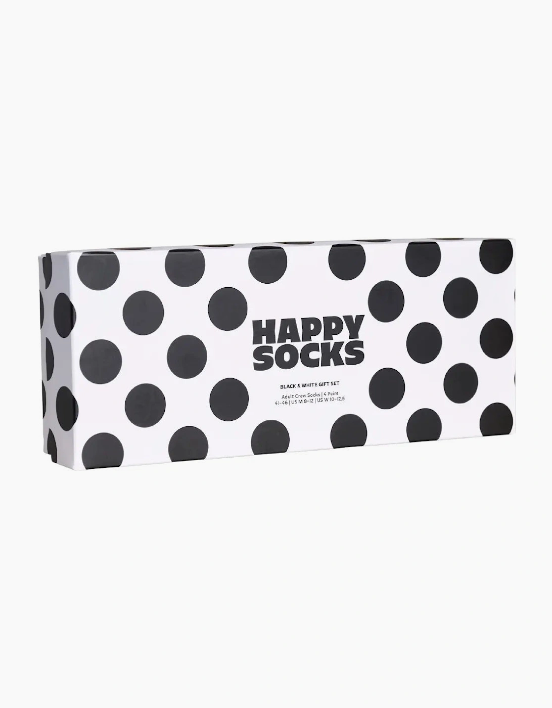4-Pack Black and White Socks Gift Set
