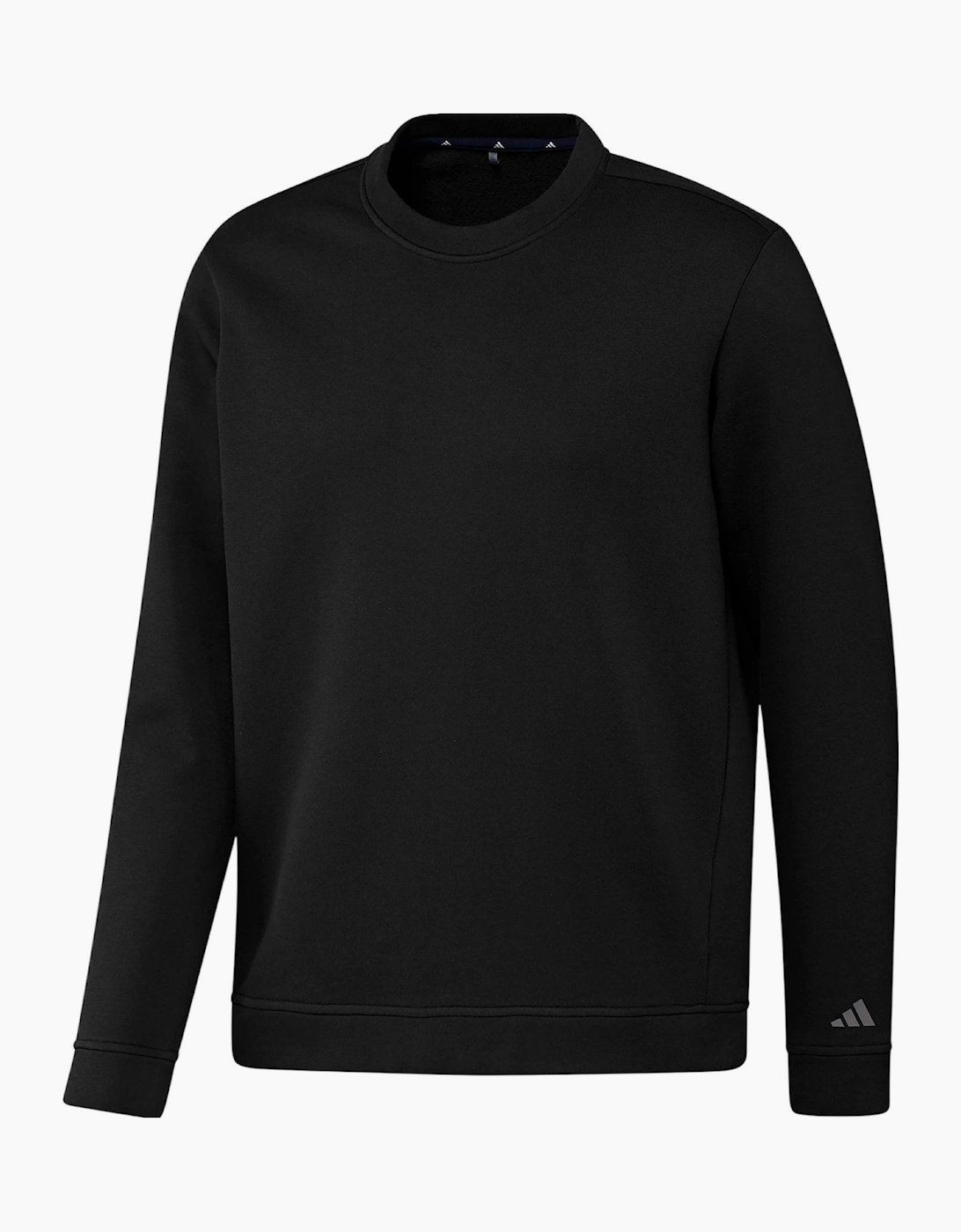 Adidas Men's Black Unisex Blank Crew Neck Sweatshirt  Xl