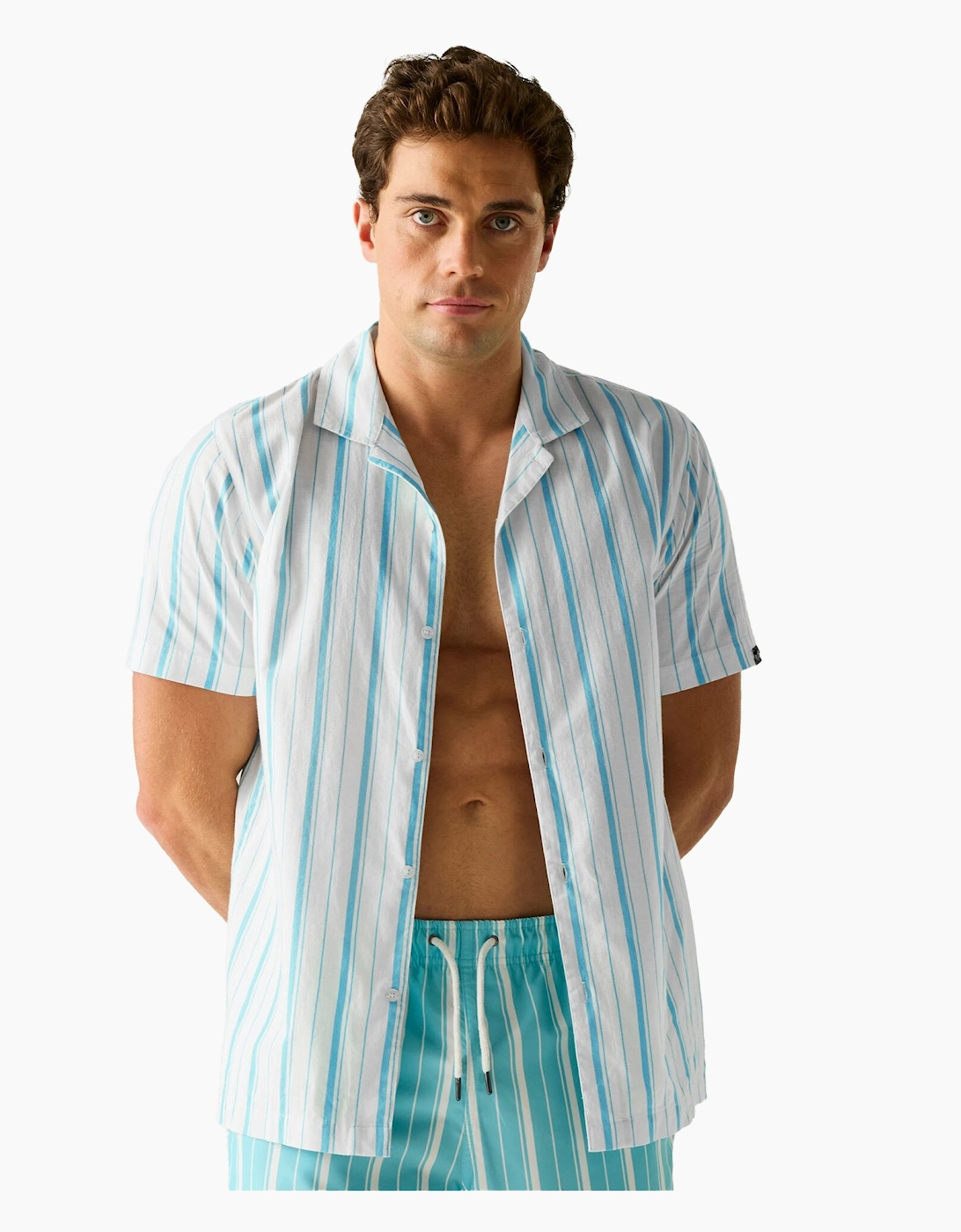 Regatta Mens Hadlin Striped Shirt
