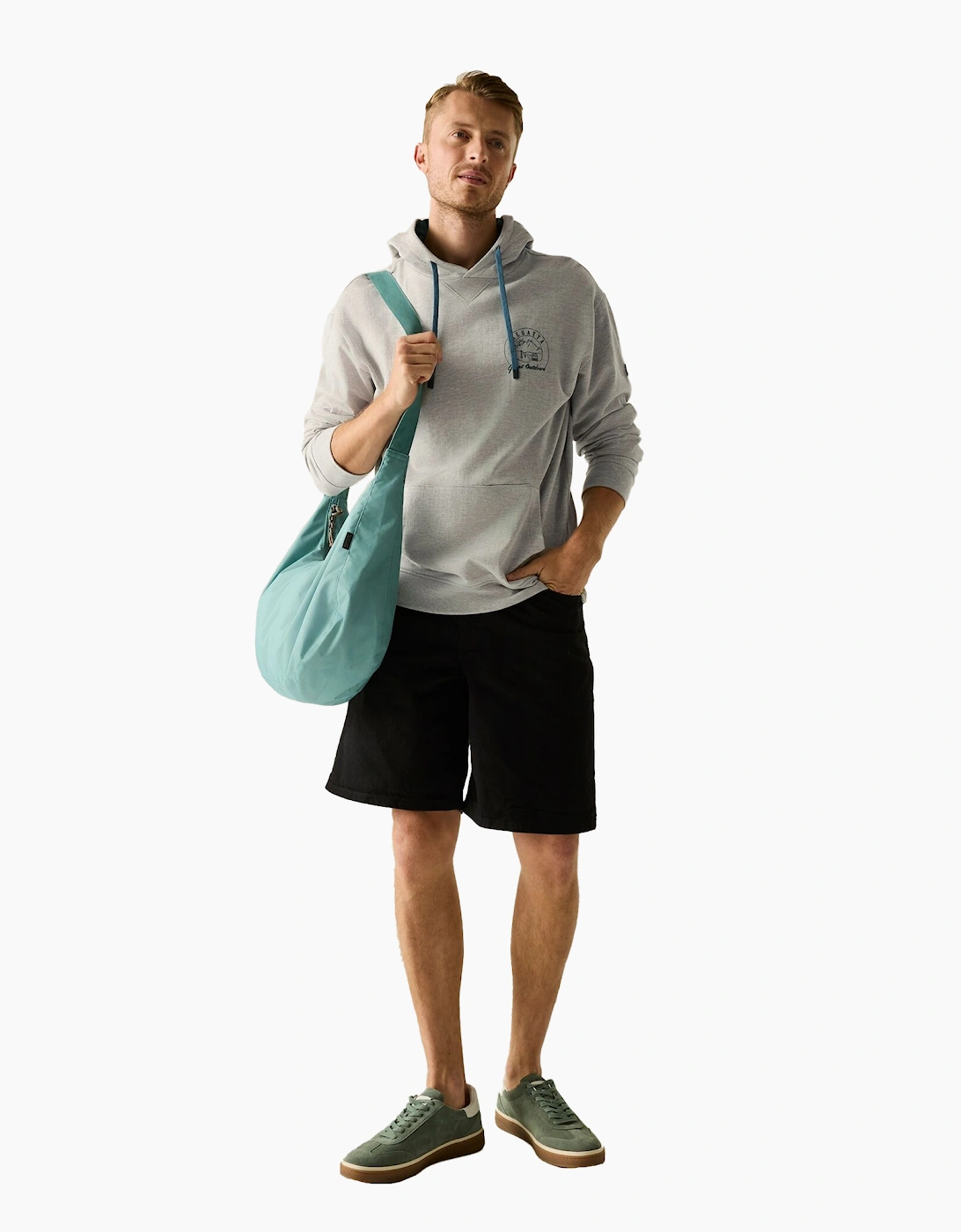 Regatta Mens Cline Back Print Hoodie
