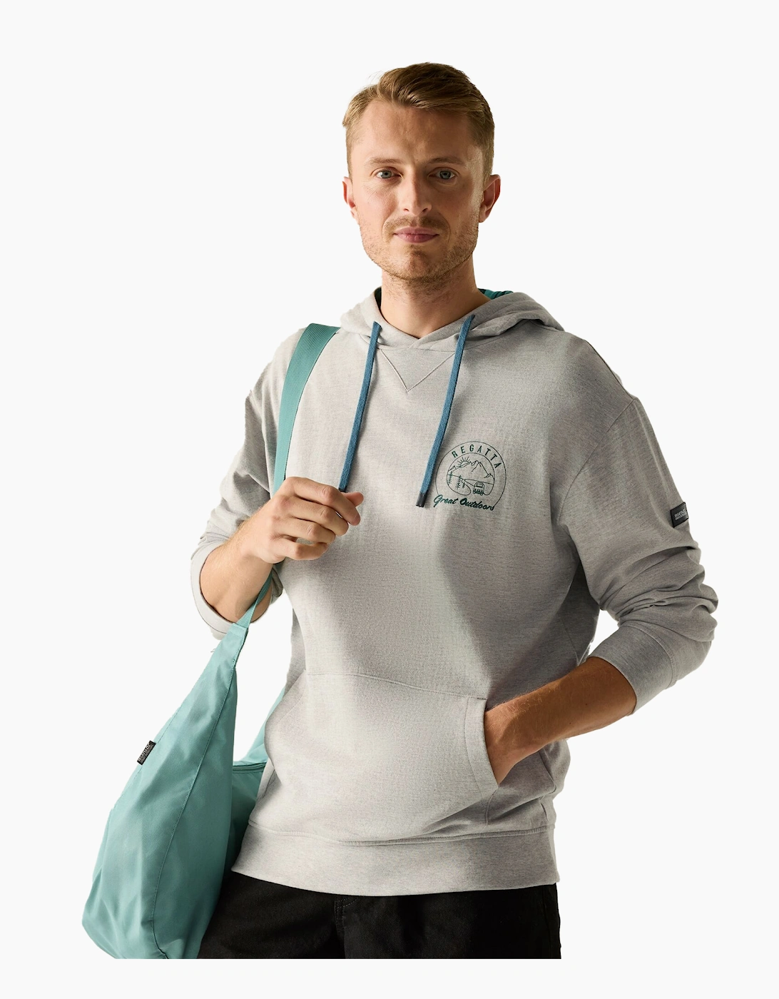 Regatta Mens Cline Back Print Hoodie