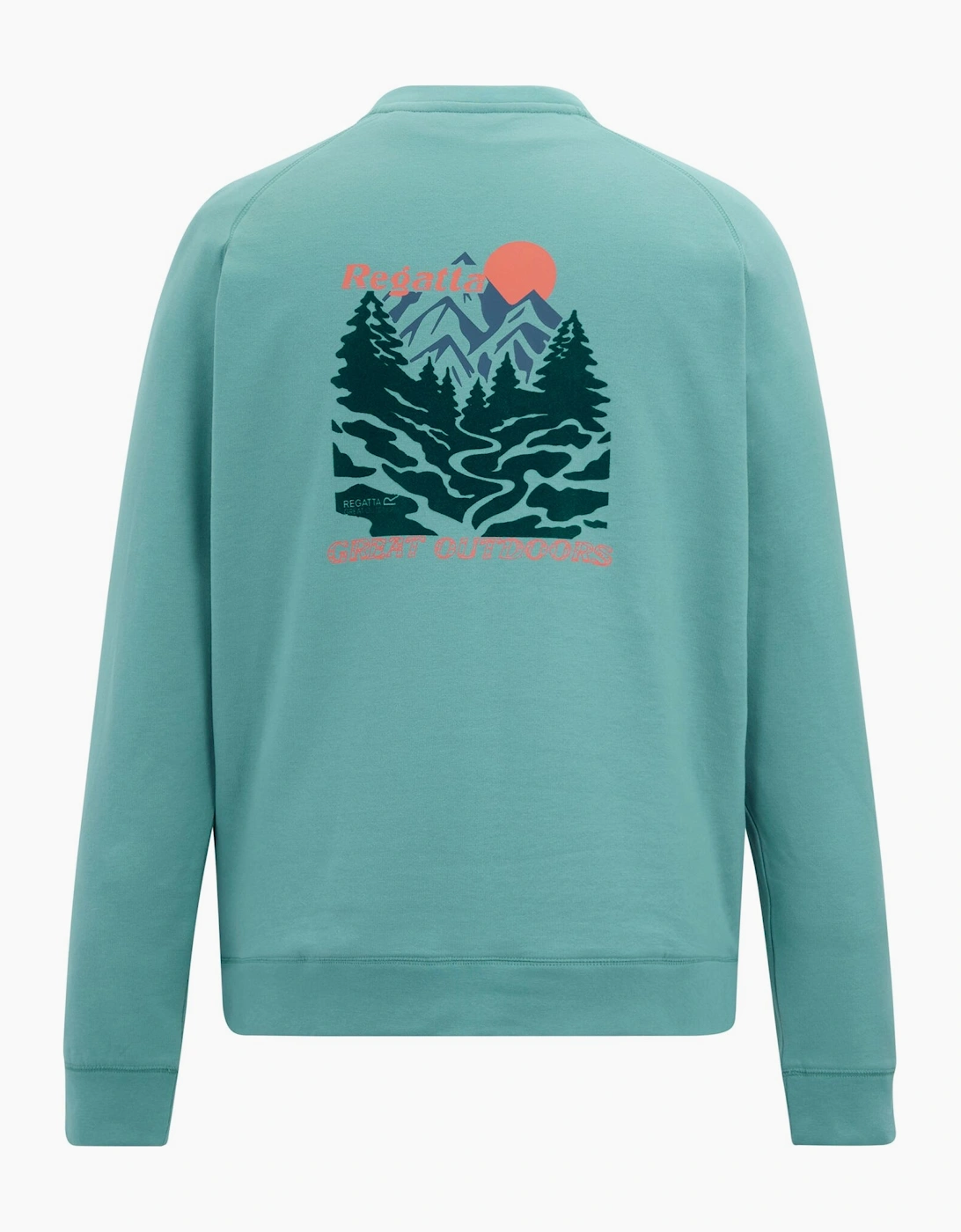 Regatta Mens Nithsdale Back Print Sweatshirt