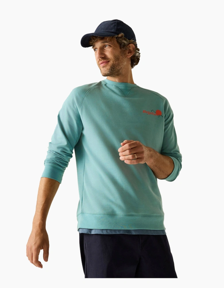Regatta Mens Nithsdale Back Print Sweatshirt