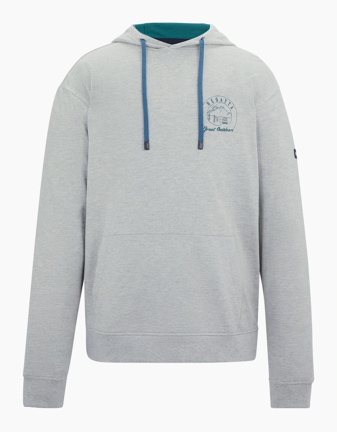 Regatta Mens Cline Back Print Hoodie, 6 of 5