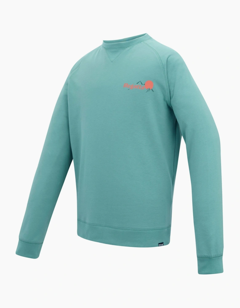 Regatta Mens Nithsdale Back Print Sweatshirt
