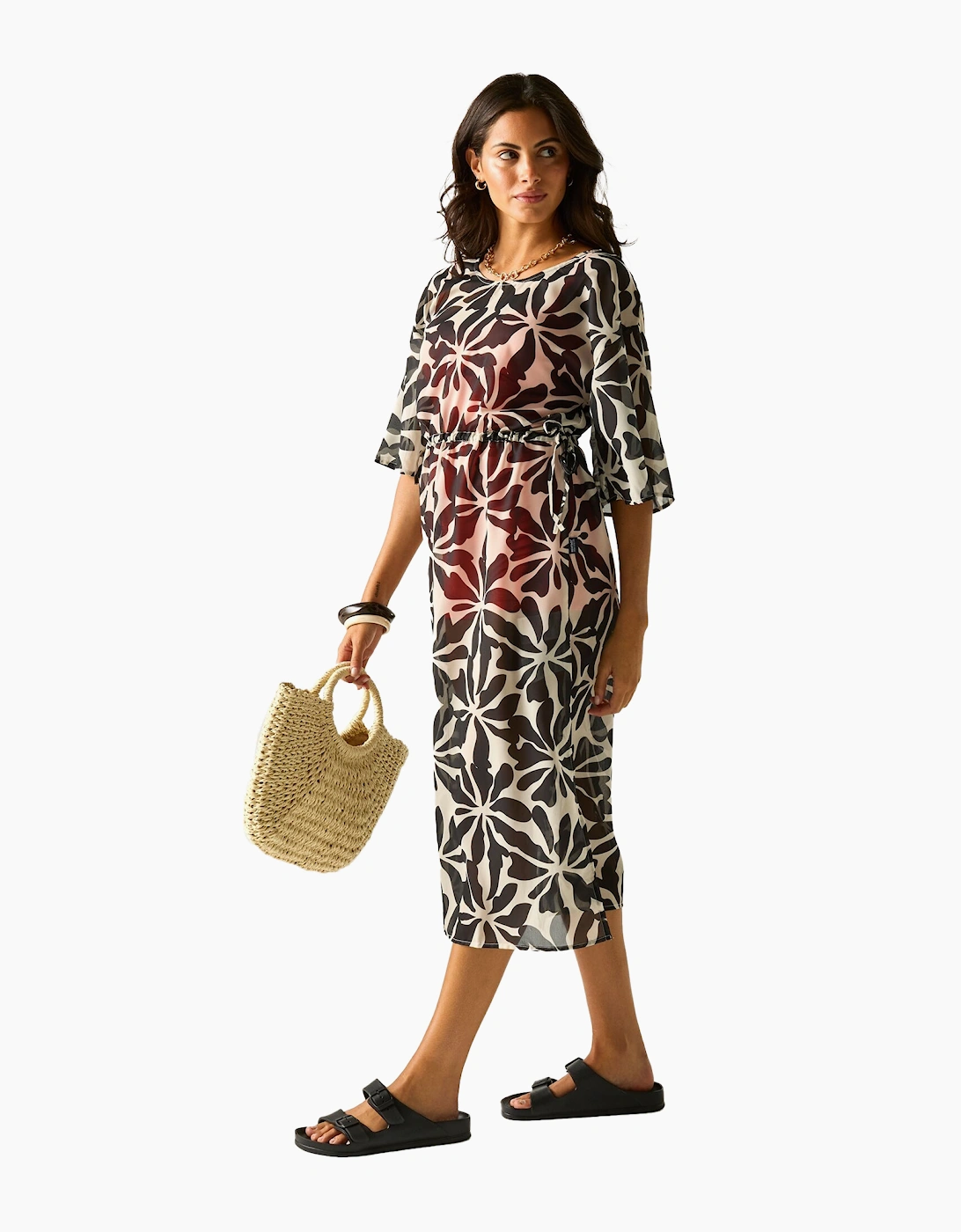 Womens/Ladies Avorno Floral Dress
