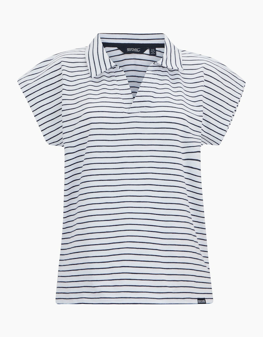 Women's Regatta Womens/Ladies Lorana T-Shirt - White/Multi - Size: 8