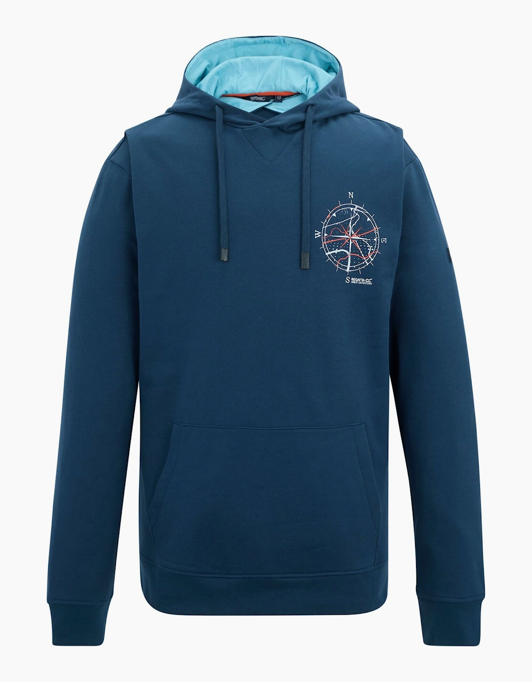 Regatta Mens Cline Compass Hoodie, 6 of 5