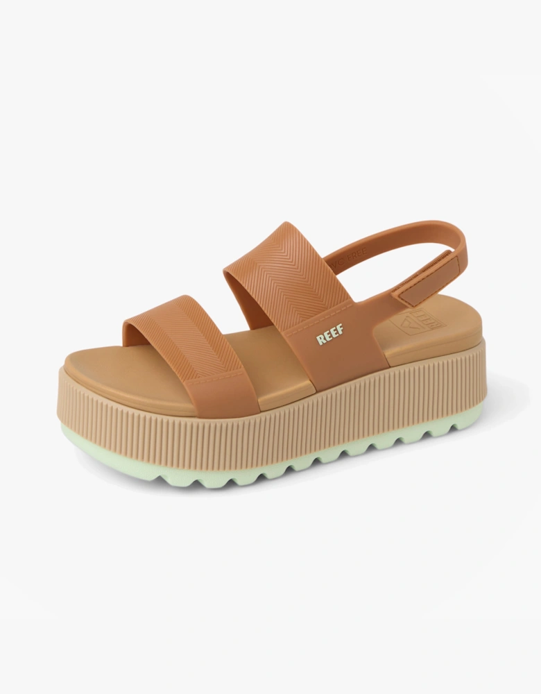 Reef WATER VISTA HIGHER Womens Cross Strap Sandals Almond/Ambrosia