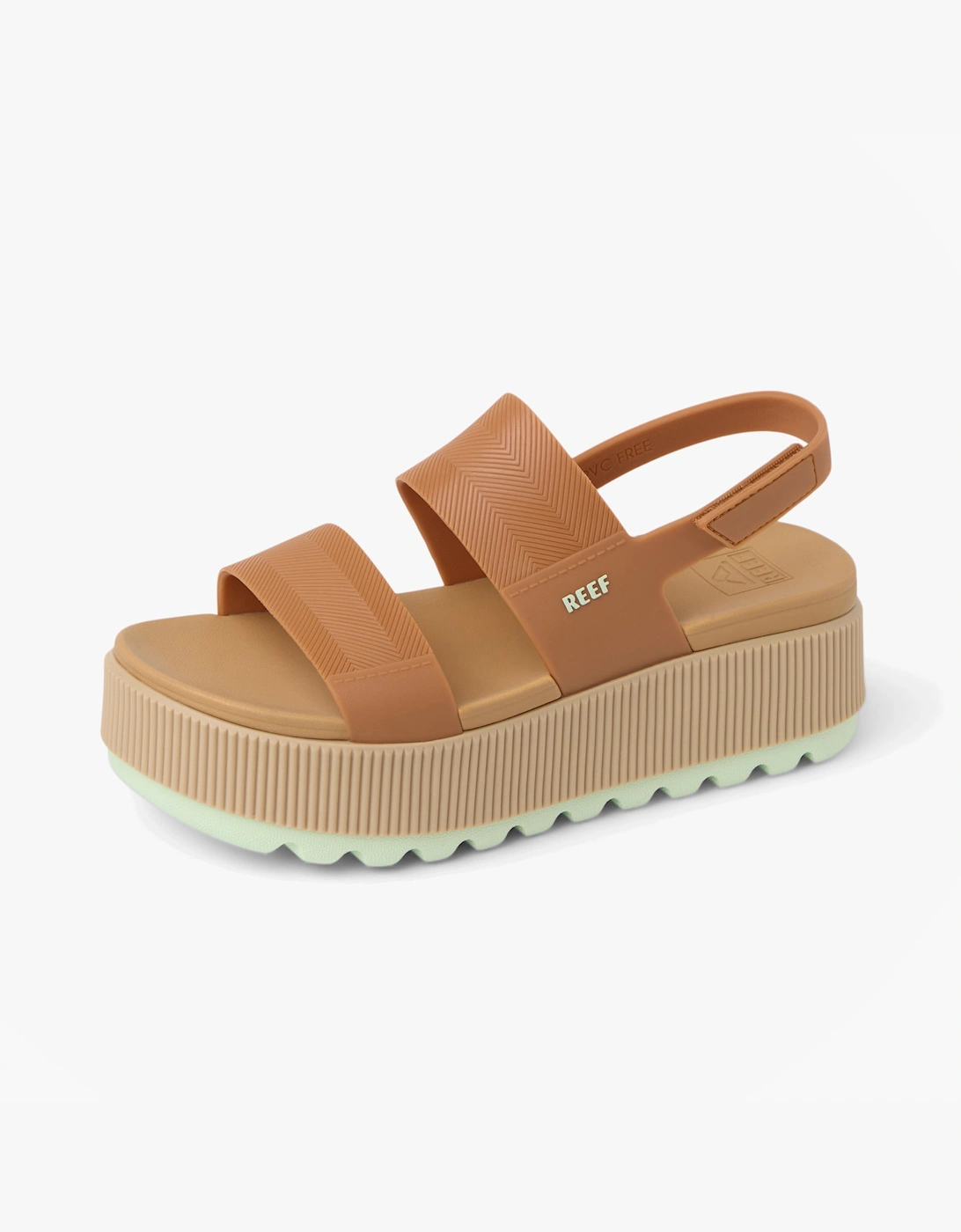Reef WATER VISTA HIGHER Womens Cross Strap Sandals Almond/Ambrosia