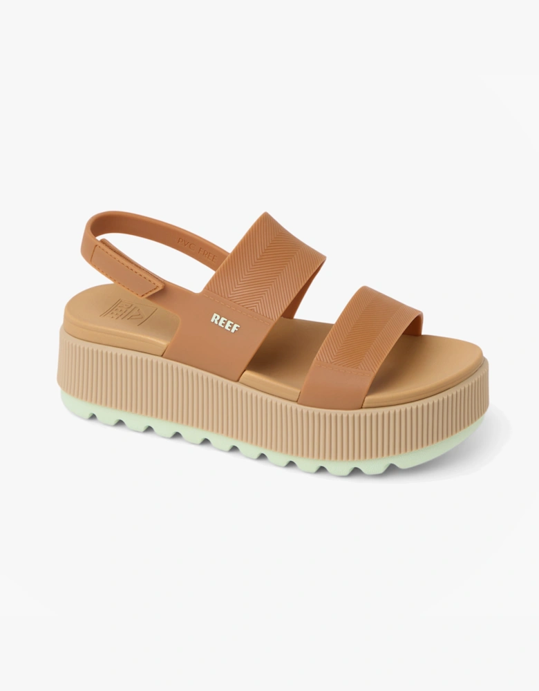 Reef WATER VISTA HIGHER Womens Cross Strap Sandals Almond/Ambrosia