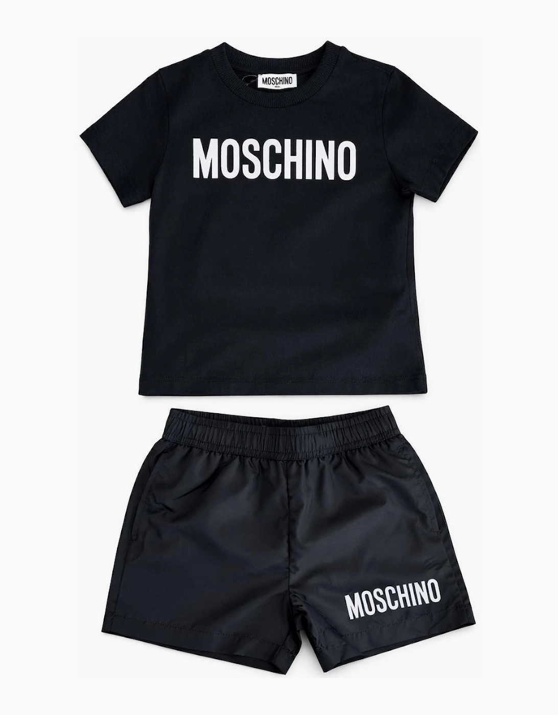 BOYS BLACK SWIM SHORT/T SHIRT SET HUM05U/HUL01K, 2 of 1