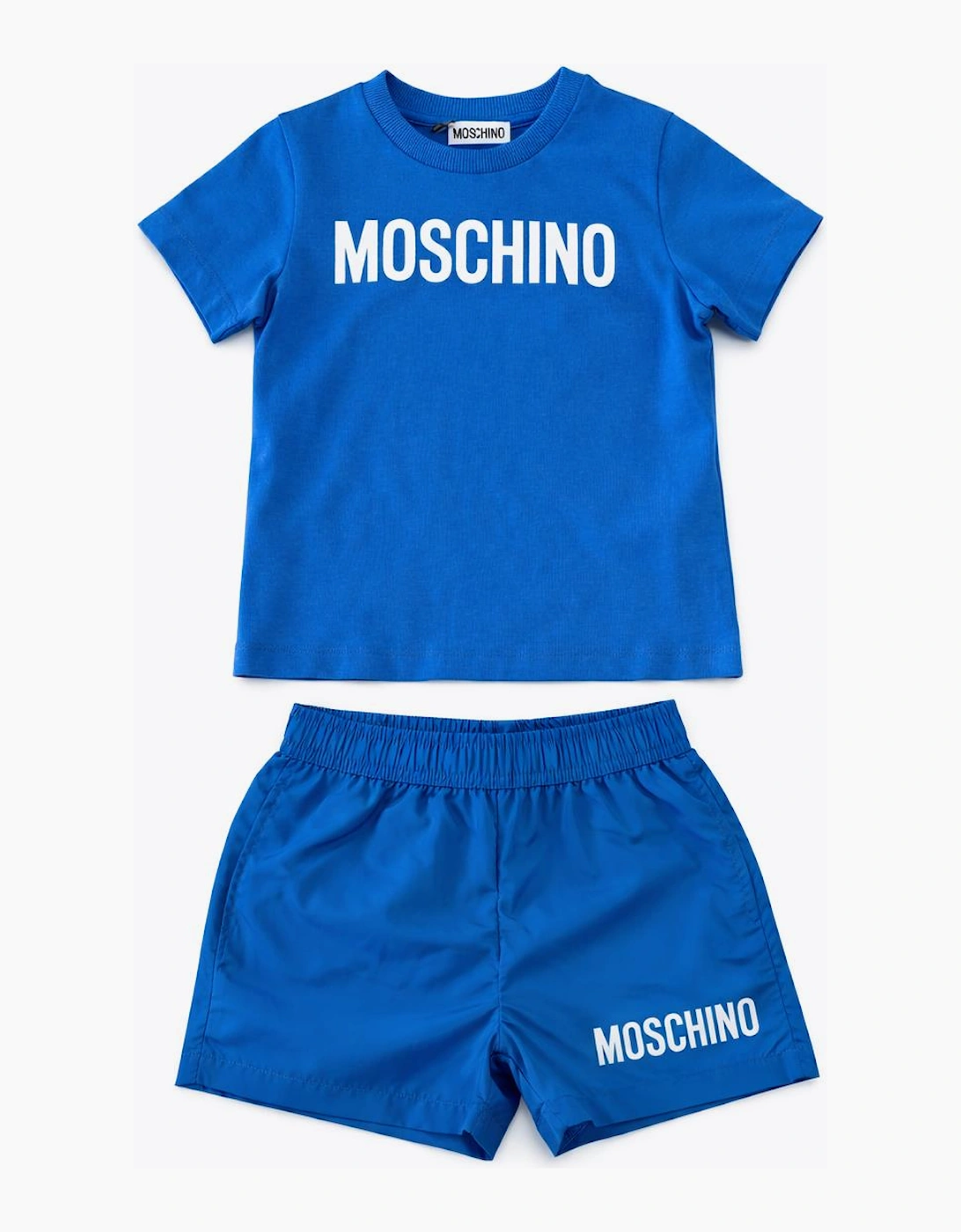 BOYS BLUE SWIM SHORTS/T SHIRT SET HUM05U/HUL01K, 2 of 1