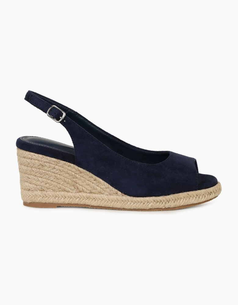 Pia Womens Wedge Heel Espadrille Sandals