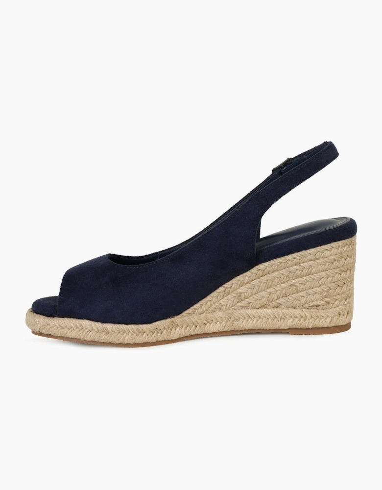 Pia Womens Wedge Heel Espadrille Sandals
